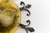 Iron Glass Flush Mount Ceiling Light, 1960s For Sale - Image 10 of 13