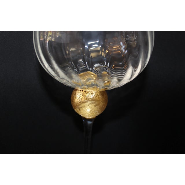 Hand Formed Italian Stemware - Set of 4 For Sale - Image 4 of 6