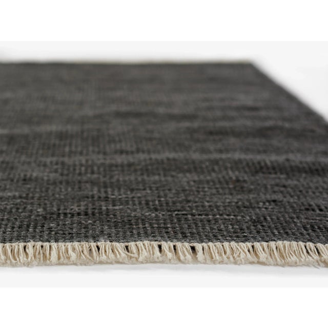Momeni Cove Charcoal Hand Woven 2'3" X 8' Runner For Sale - Image 12 of 12