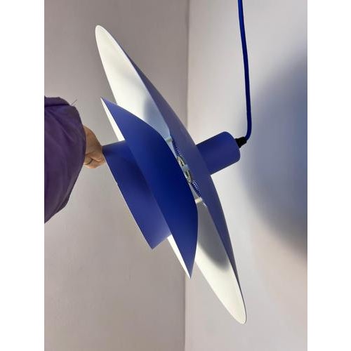 Danube Hanging Lamp in Blue from JEKA For Sale - Image 11 of 11