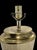 Vintage Tesselated Tile Mid Century Modern Brass Cap Floor Lamp in the Manner of Karl Springer by Fine Arts Lamps For Sale - Image 10 of 12