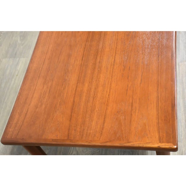 Danish Modern Teak Coffee Table For Sale - Image 4 of 7