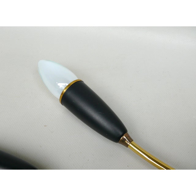 Vintage Wall Light in Brass, 1950s For Sale - Image 10 of 18