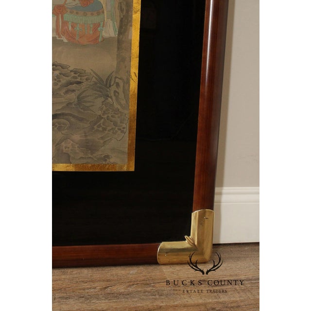 Mid 20th Century Framed Asian Figural Print After “Refusing The Seat” For Sale - Image 10 of 16