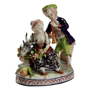 German Figurine in Porcelain from Ludwigsburg For Sale