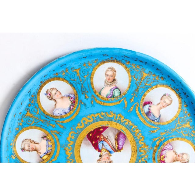 Louis XVI Sèvres Porcelain Charger, 19th Century For Sale - Image 6 of 11
