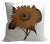 Sunflower Linen Pillow For Sale