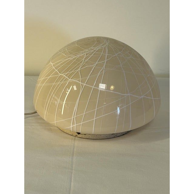 Travertine and Glass Lamp from La Murrina, 1970s For Sale - Image 10 of 10