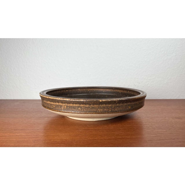 Ceramic Mid-Century Modern Danish Studio Pottery Bowl by Per Engstrøm, 1960s For Sale - Image 7 of 18