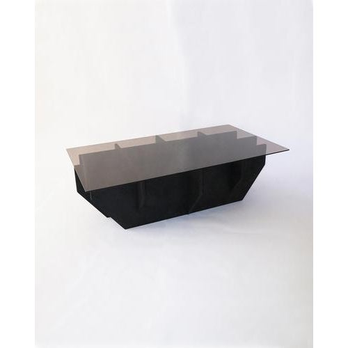 Contemporary Black Coal Coffee Table by Arthur Bitsch For Sale - Image 3 of 8