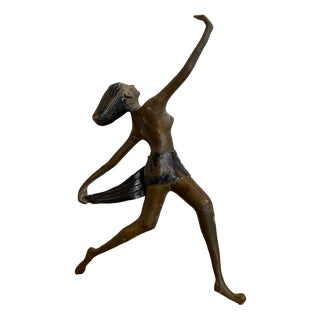 After Josef Lorenzl, The Scarf Dancer, 1920s, Bronze For Sale