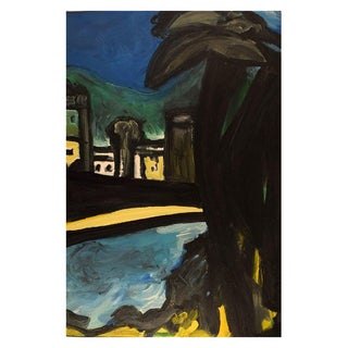 Michel Chapuis, Landscape, 1988, Oil on Canvas For Sale