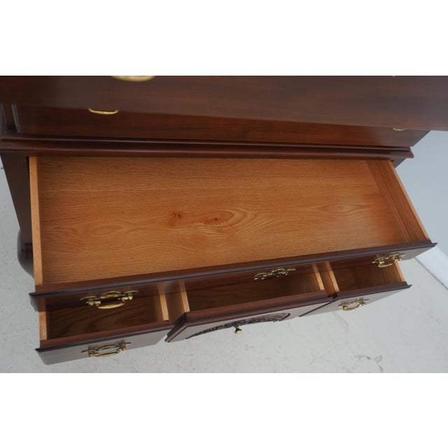 1980s Statton Centennial Cherry New England Highboy For Sale - Image 5 of 18