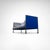 Postmodern Danube 850 3-Seater Sofa by Ettore Sottsass for Cassina, 1992 For Sale - Image 6 of 10
