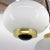 Metal Mid-Century Wood, Milk Glass & Brass Cascade Chandelier, Poland, 1970s For Sale - Image 7 of 13