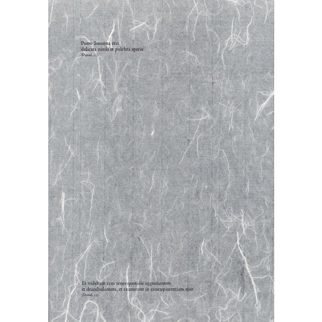 1960s 1968 Salvador Dalí Biblia Sacra "Susannae Pulchritudo" (The Beauty of Susanna) For Sale - Image 5 of 11