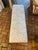 Mid-Century Modern Parsons Bench in Abstract Champagne Upholstery For Sale - Image 11 of 15