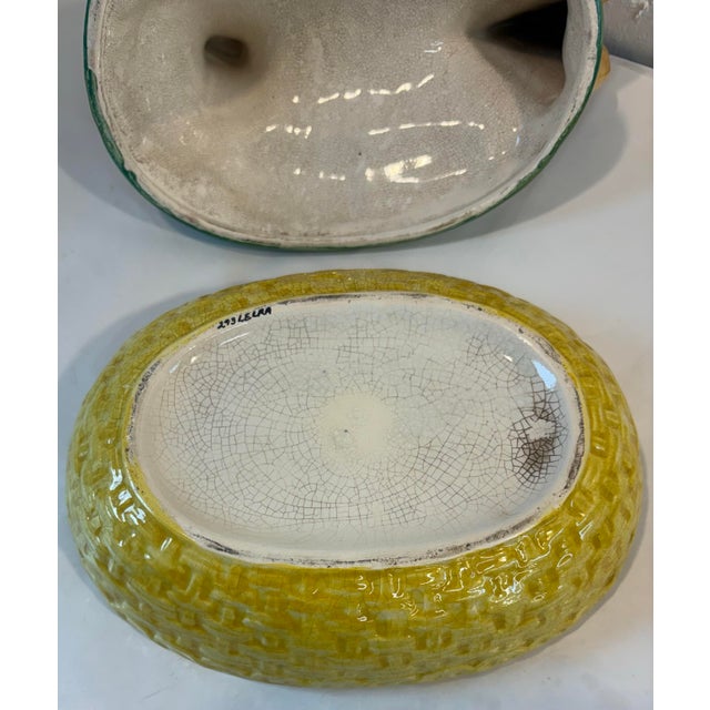 Antique English Staffordshire Hen on Nest Tureen For Sale - Image 11 of 12