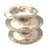 This is a vintage pair of Lenox Ming P-16 footed teacups with two matching saucers, made in the USA. Colorful birds and...