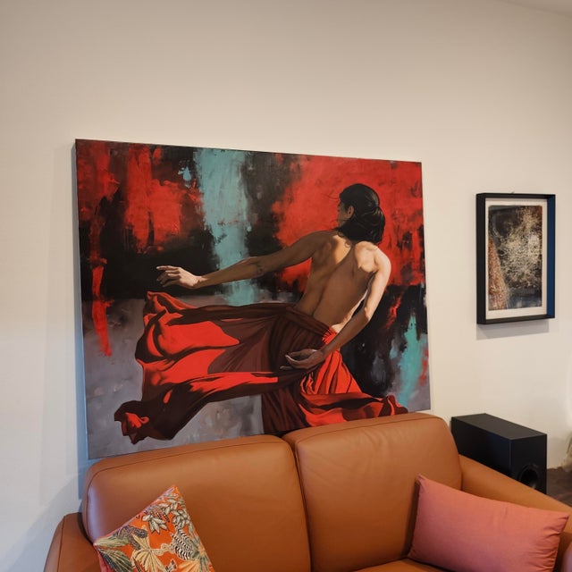 Filippo Manfroni, I'll Be There 1, Oil on Canvas For Sale - Image 9 of 11