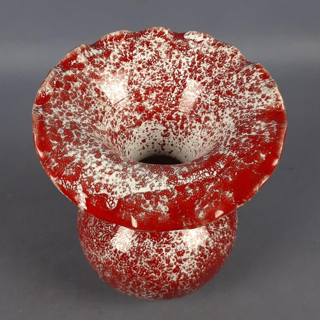 Vintage Ceramic Majolica Vase, 1960s For Sale - Image 7 of 14