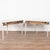 Late 19th Century Swedish White Large Demi Lune Side Tables Consoles For Sale - Image 12 of 12
