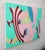 Wood Large Postmodern Abstract Acrylic Painting Attributed to Sondra McLinn For Sale - Image 7 of 10