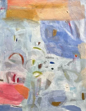 Abstract Expressionist Painting by Brenna Giessen
