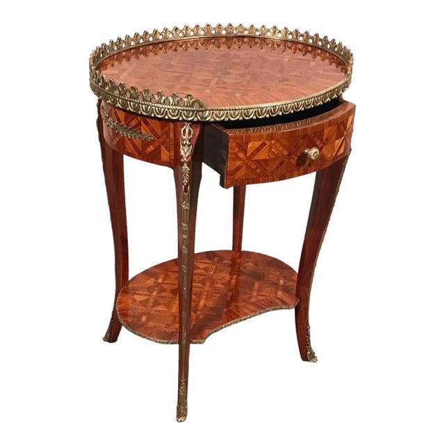Pair of Napoleon III Side Tables, 19th Century For Sale - Image 4 of 7