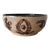 American Studio Pottery Bowl With Abstract Brown Brushwork, New York For Sale
