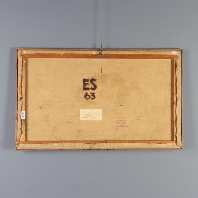 Enrico Schiavinato, Modernist Still Life, 1963, Oil on Canvas For Sale - Image 9 of 12