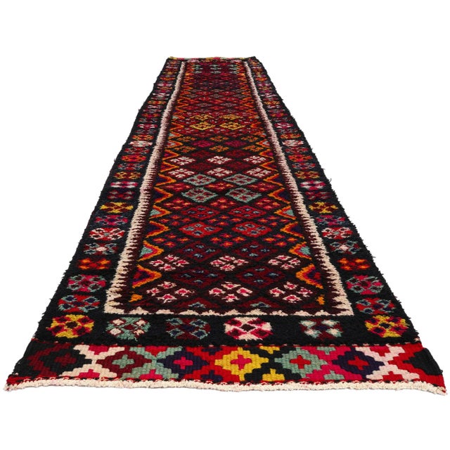 Tribal Vintage Kurdish Tribal Rug Runner - 03'00 X 16'03 For Sale - Image 3 of 9