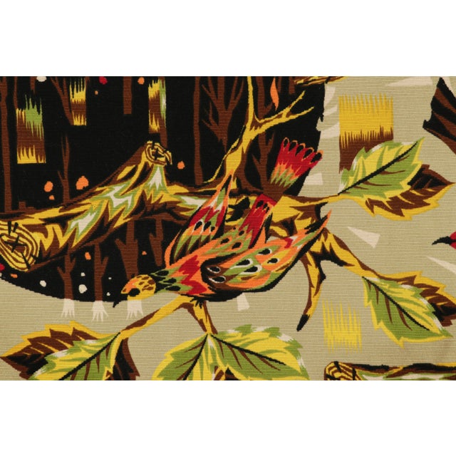 Abstract Signed Vintage Jean-Claude Bissery Tapestry “Forestière”, From Rug & Kilim For Sale - Image 3 of 7
