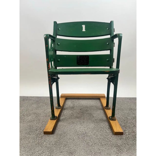American Genuine Polo Grounds Figural Stadium Box Seat #1 - Ny Giants Yankees Mets Chair For Sale - Image 3 of 12