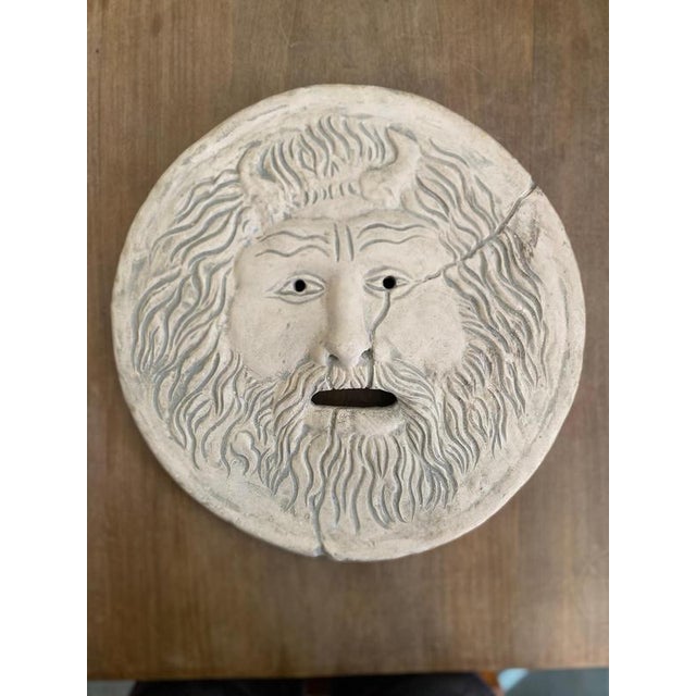 Gold Vintage Mouth of Truth Wall Sculpture by Domenico Persiani, Rome For Sale - Image 8 of 13