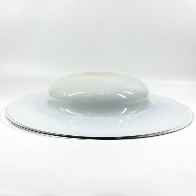 Postmodern Late 20th Century David Garcia Postmodern Fused Art Glass Charger Display Bowl For Sale - Image 3 of 9