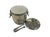 Vintage the Sheffield Silver Co. Silver-Plated Ice Bucket With Lion Head Handles, Milk Glass Liner & Ornate Ice Tongs | Hollywood Regency Barware For Sale - Image 10 of 15