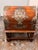 Baroque Spanish Baroque Dome Top Trunk + Stand, Antique For Sale - Image 3 of 12