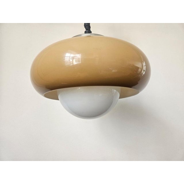 1970s Mid-Century Space Age Pendant by Guzzini for Meblo, Italy, 1970s For Sale - Image 5 of 15