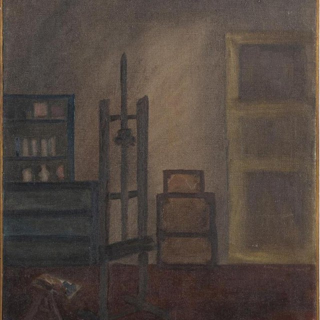 Henrique Do Vale, Room, 1970s, Oil on Canvas For Sale - Image 6 of 6