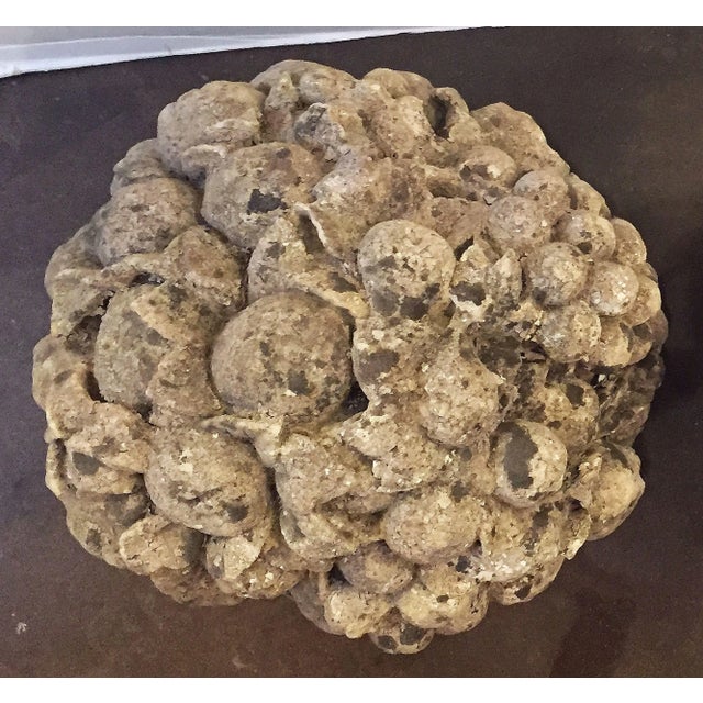 Garden Stone Basket or Bouquet of Fruit From England For Sale - Image 4 of 9