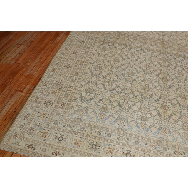 Zabihi Collection Antique Persian Tabriz Room Size Rug For Sale - Image 16 of 18
