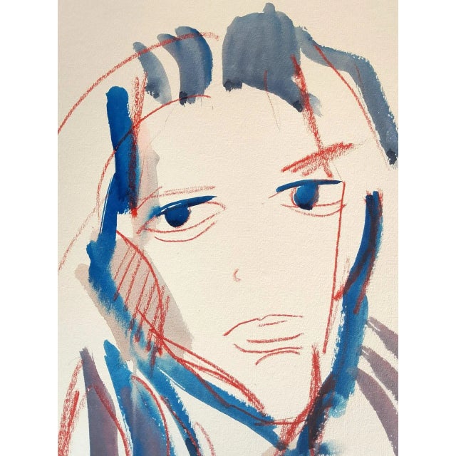 Mario Salmaso ( Venezia 1941-1995 ) Modern Girls, 1980, Mixed technique on paper (gouache, watercolour and pastel) Sold...