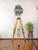 Gray Grey 2KW Fresnel Spotlight Floor Lamp with Tripod from Arri, Germany, 1950s For Sale - Image 8 of 18