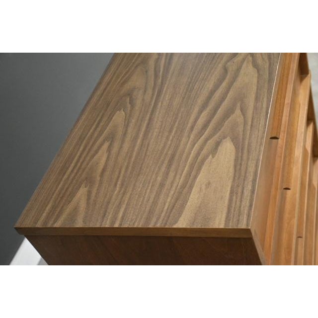 1960s Walnut Tall Dresser by Johnson Carper For Sale - Image 12 of 12