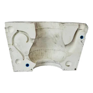 Antique English Teapot Plaster Mold, Early 20th Century