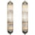 French Modernist Long Tubular Sconces by Petitot - a Pair For Sale