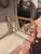 French Art Deco Brass Headboard & Footboard With Side Rails. For Sale - Image 9 of 10