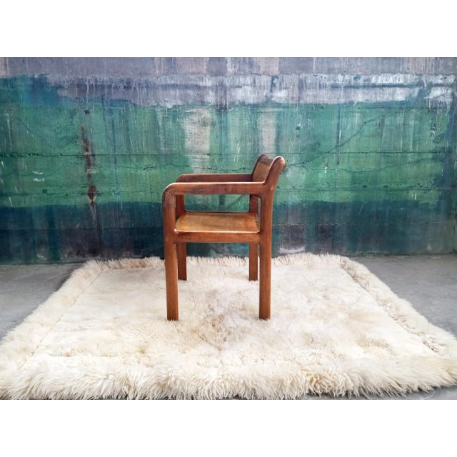 Very cool, stylish Brutalist 1970's lounge / side / accent chair in the style of Daumiller. Very excellent accent piece,...
