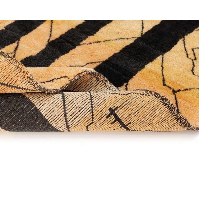 Hand-Knotted Wool Rug by Azele Studio For Sale - Image 4 of 11